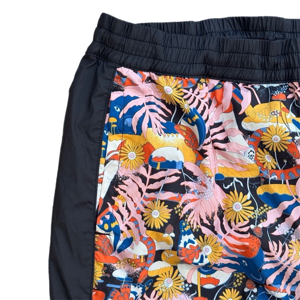 The North Face Hydrenaline Wind Pants Multi Color Floral Joggers Womens Size XL - Picture 5 of 12